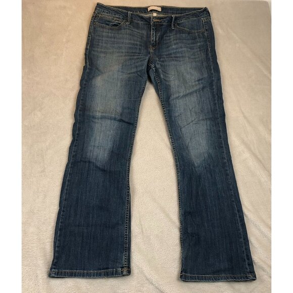 Banana Republic Women Bootcut Jeans Size 32/14 Blue Denim Medium Wash Casual Y2K - Picture 10 of 12